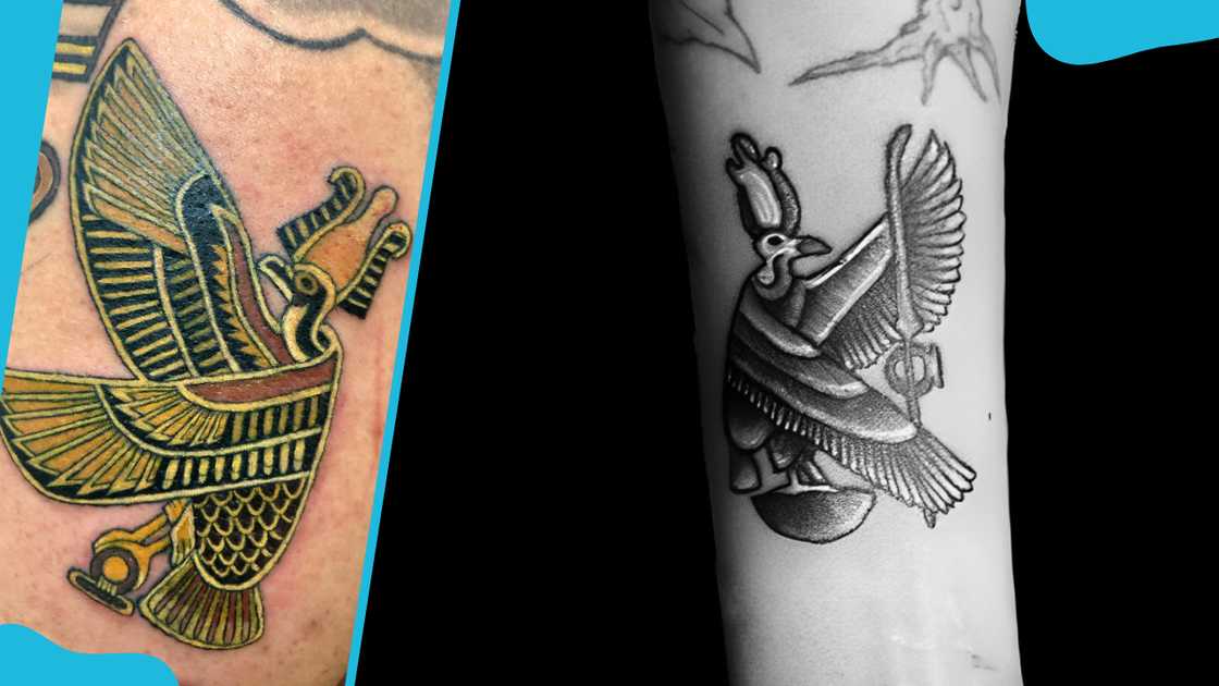 The Egyptian vulture goddess Nekhbet tattoos The Egyptian vulture goddess Nekhbet tattoos