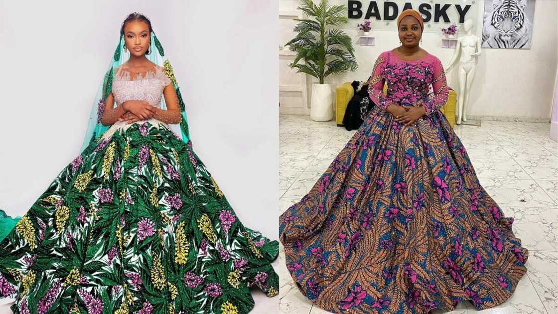 Ankara ball gowns Ankara ball gowns