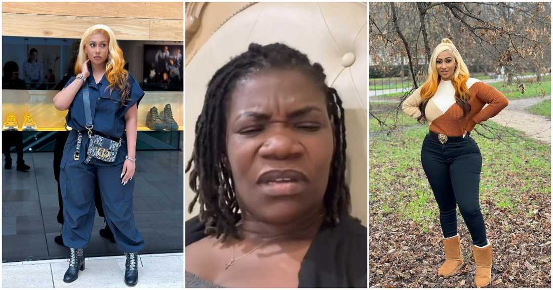 Hajia4reall and Naana Donkor Authur Hajia4reall and Naana Donkor Authur