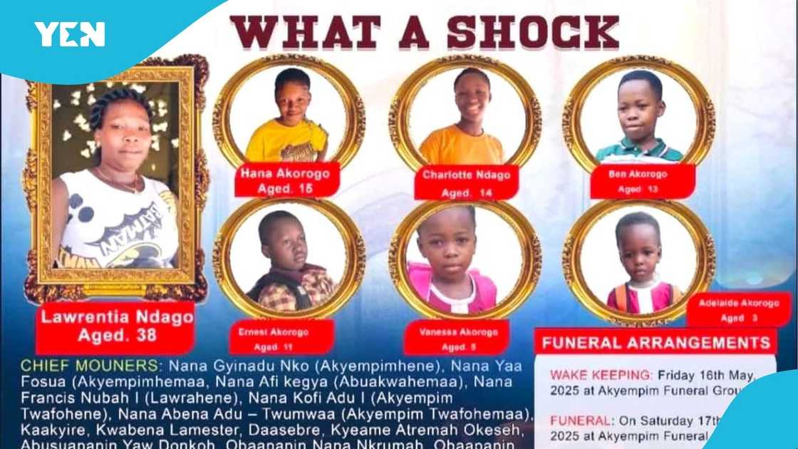 Woman, Man Loses Five Kids and Wife, Road Accidents, Techiman Woman, Man Loses Five Kids and Wife, Road Accidents, Techiman