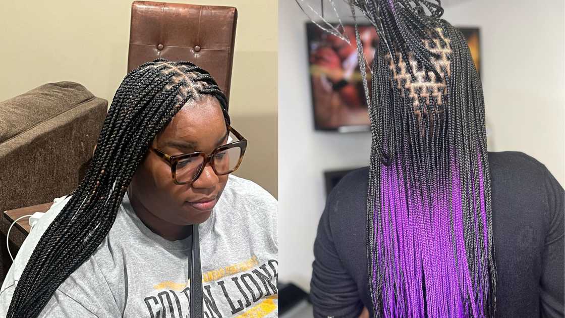 how to style loose braids