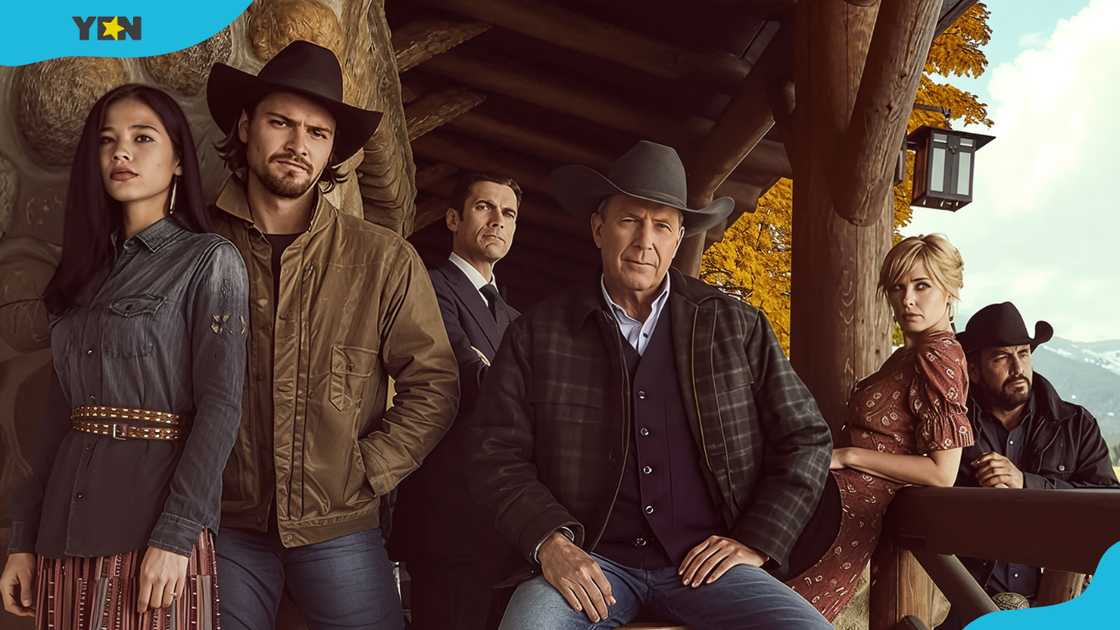 The Dutton family members including Rip Wheeler, John Dutton III and his children Lee, Beth, Jamie, and Kayce The Dutton family members including Rip Wheeler, John Dutton III and his children Lee, Beth, Jamie, and Kayce