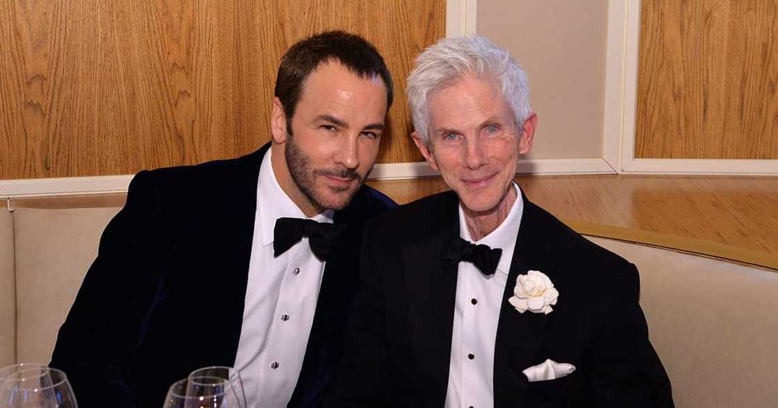 Tom Ford and Richard Buckley. Tom Ford and Richard Buckley.