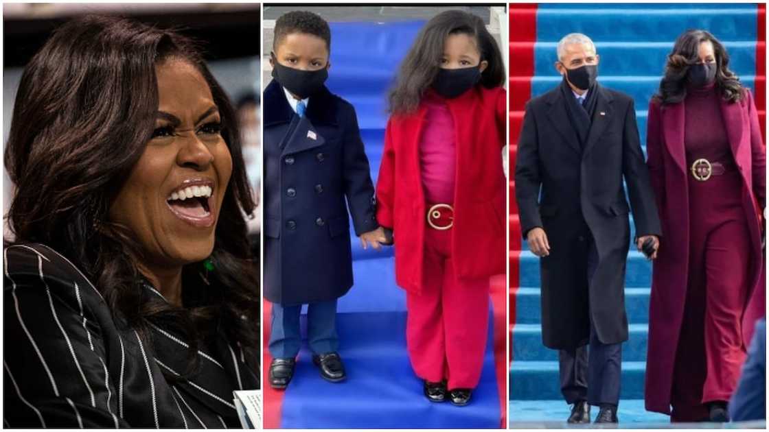 Michelle Obama hails kids who recreated her inauguration outfit, says they nailed it Michelle Obama hails kids who recreated her inauguration outfit, says they nailed it