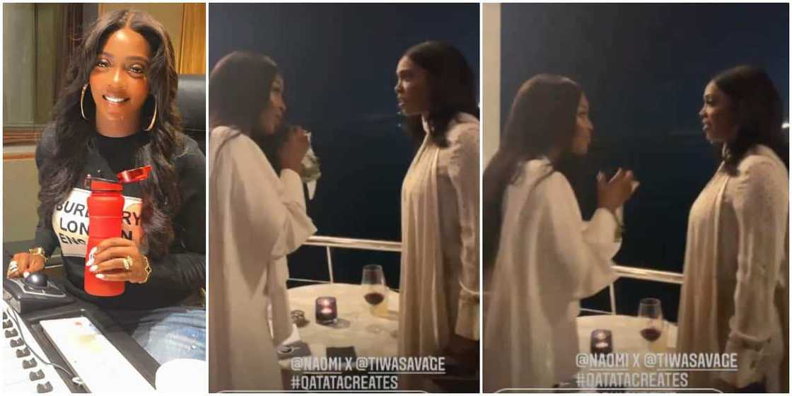 Tiwa Savage hangs out with Naomi Campbell Tiwa Savage hangs out with Naomi Campbell