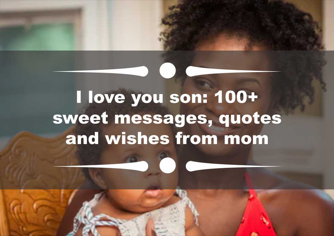 I love you son I love you son