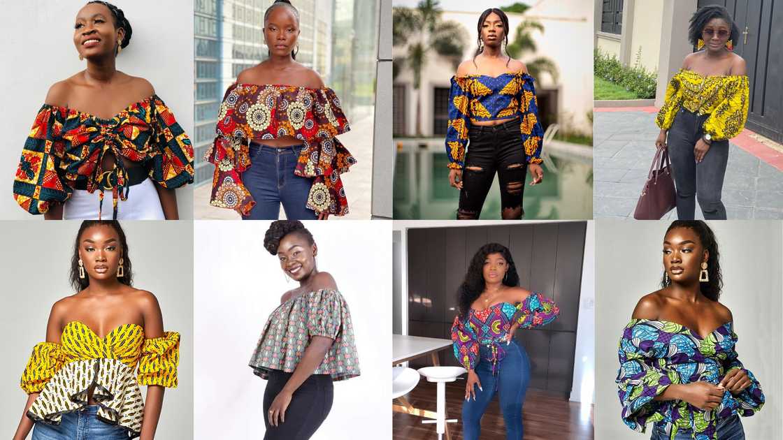 best ankara tops on jeans