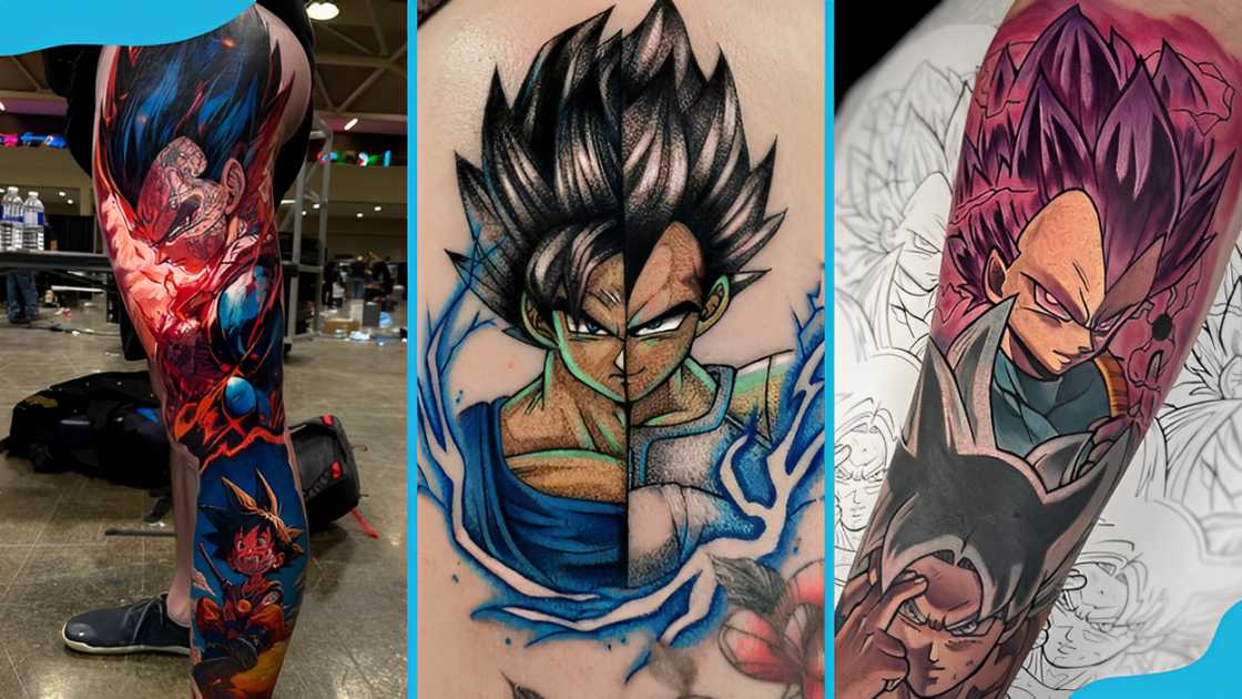 Goku and Vegeta tattoo ideas