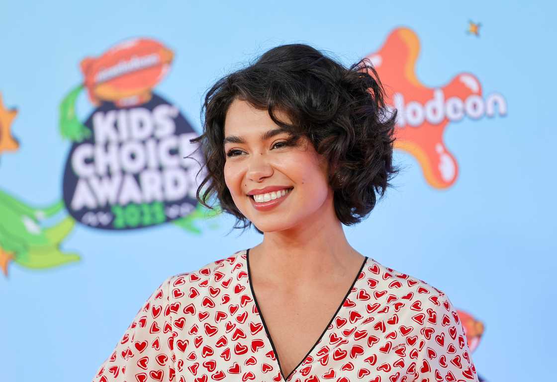 Auli'i Cravalho attends the 2025 Nickelodeon Kids' Choice Awards