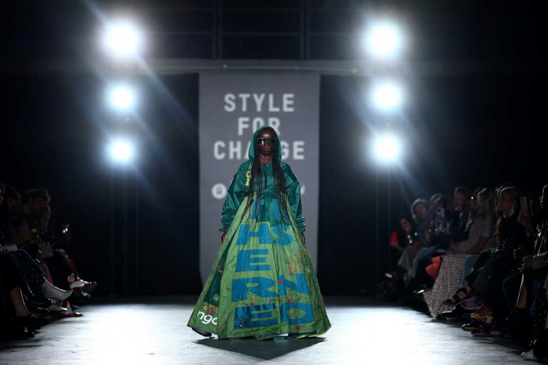 Oxfam and Vinted's London Fashion Week show featured second-hand outfits