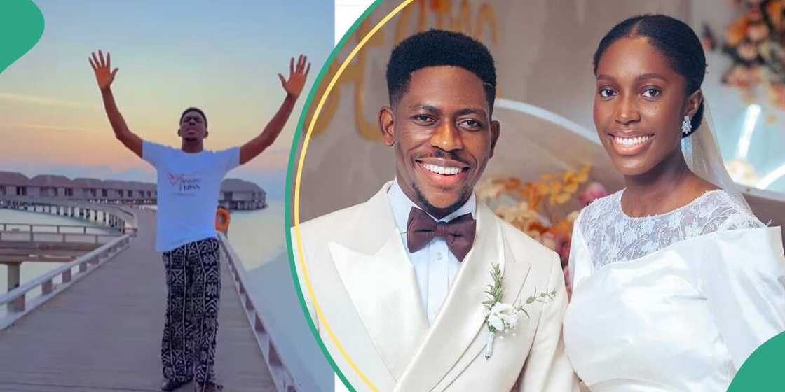 Moses Bliss vibing to new song. Moses Bliss vibing to new song.