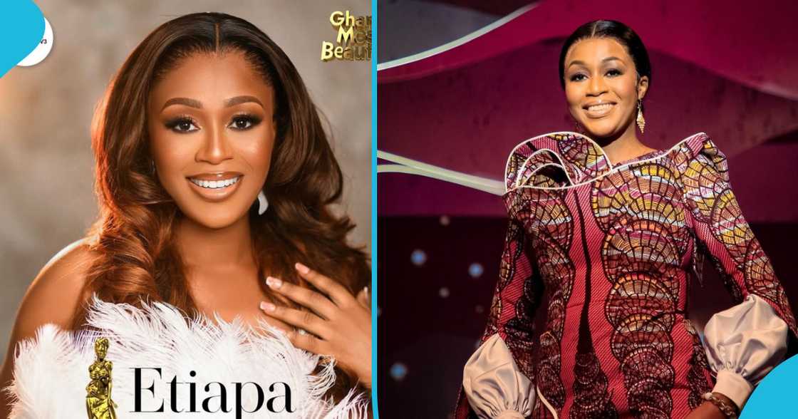 2024 Ghana's Most Beautiful Central Regional Representative, Etiapa, looks classy in stylish earrings. 2024 Ghana's Most Beautiful Central Regional Representative, Etiapa, looks classy in stylish earrings.
