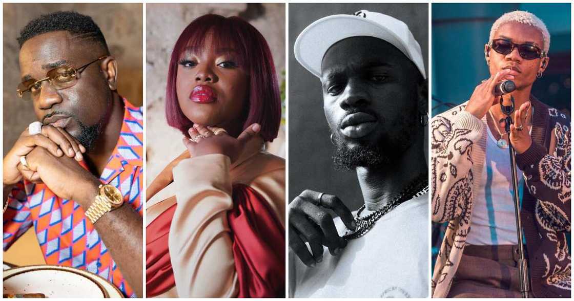 Sarkodie, Gyakie, Black Sherif and 4 Ghanaian Artists Doing Well After Signing With Foreign Record Labels