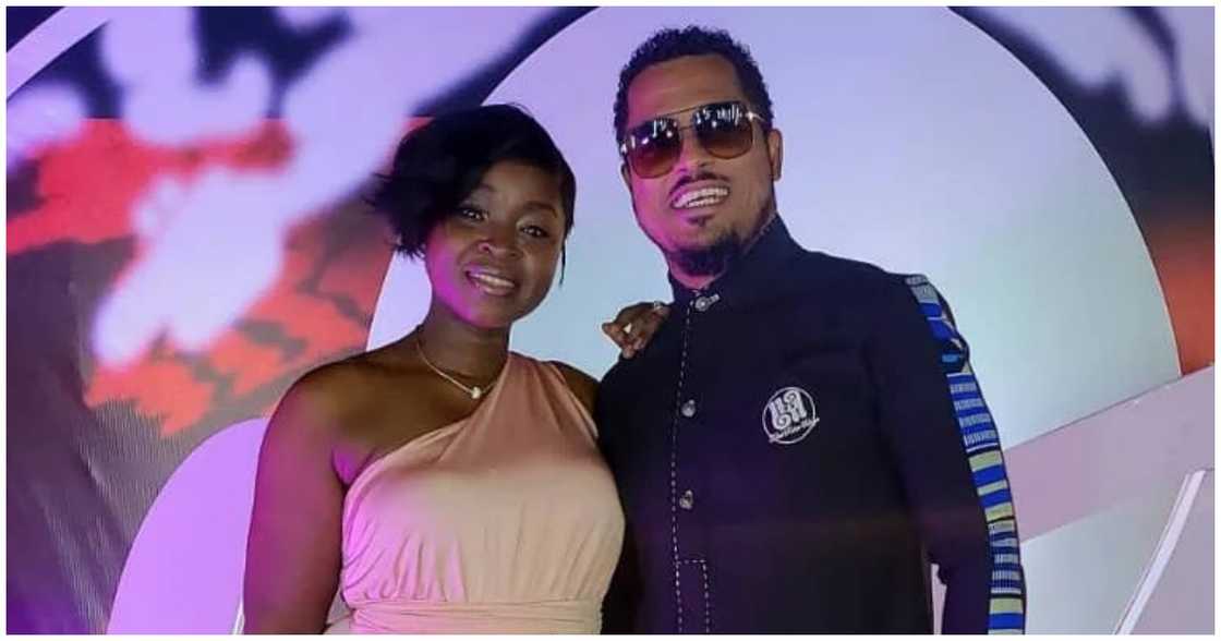 Van Vicker and his wife Mrs Van Vicker booed up in photo