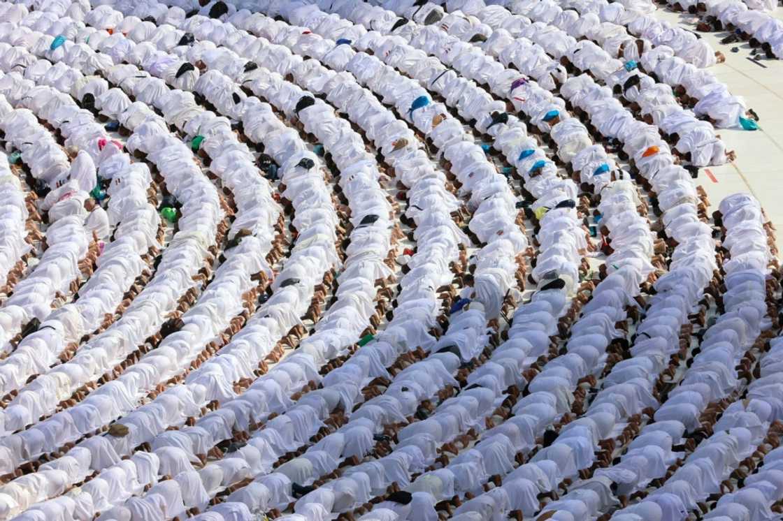 This year's hajj is larger than the pared-down versions staged in 2020 and 2021 but still smaller than in normal times This year's hajj is larger than the pared-down versions staged in 2020 and 2021 but still smaller than in normal times