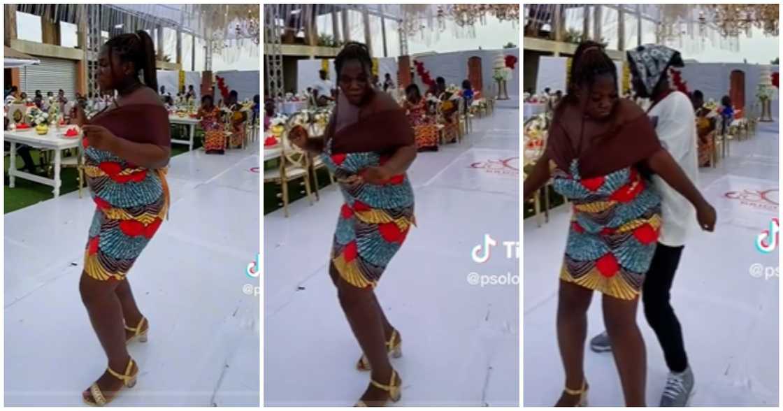 Photo of Ghanaian lady dancing