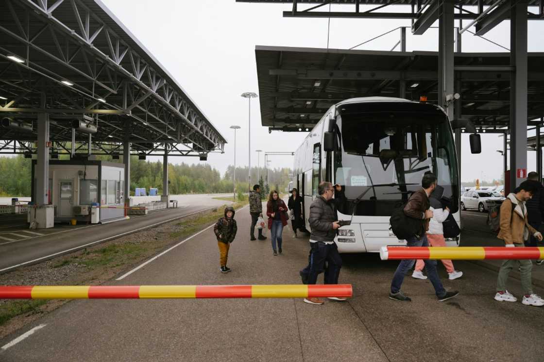 Finland said Monday that more Russians entered the country over the weekend than any other weekend so far this year Finland said Monday that more Russians entered the country over the weekend than any other weekend so far this year