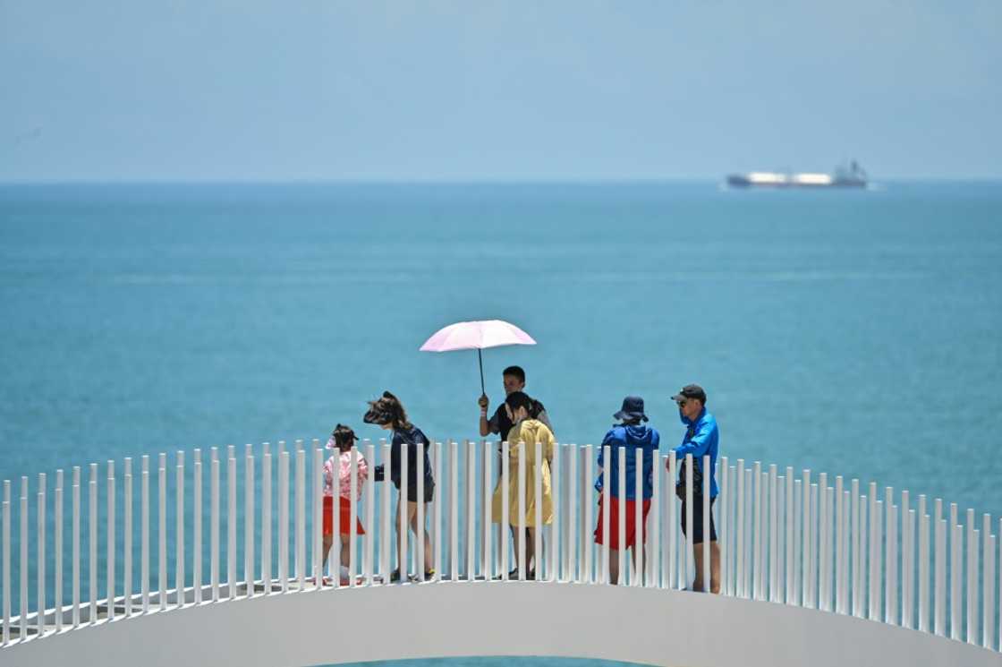 The scale and intensity of China's drills have triggered outrage in the United States and other democracies The scale and intensity of China's drills have triggered outrage in the United States and other democracies