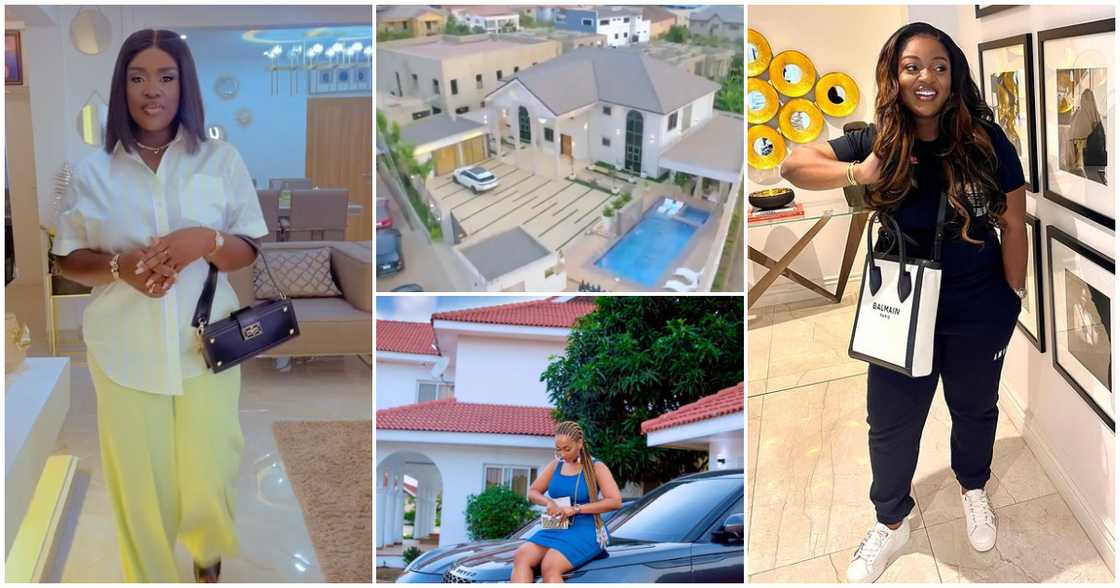 Jackie Appiah, Emelia Brobbey, Hajia4Real mansions