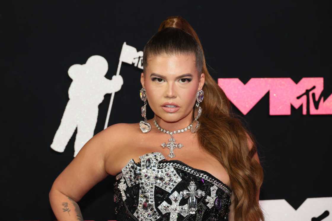 Chanel West Coast poses at the 2023 MTV Video Music Awards. Chanel West Coast poses at the 2023 MTV Video Music Awards.