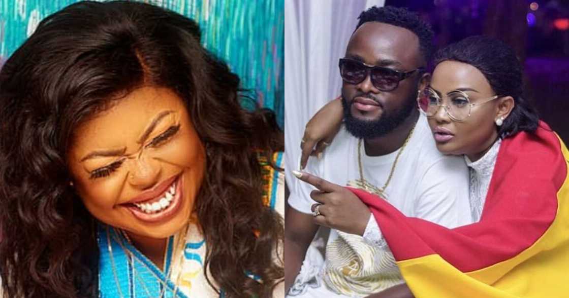 McBrown: Actress Mimics Afia Schwar While in bed with her Husband Maxwell; Other Celebs React McBrown: Actress Mimics Afia Schwar While in bed with her Husband Maxwell; Other Celebs React