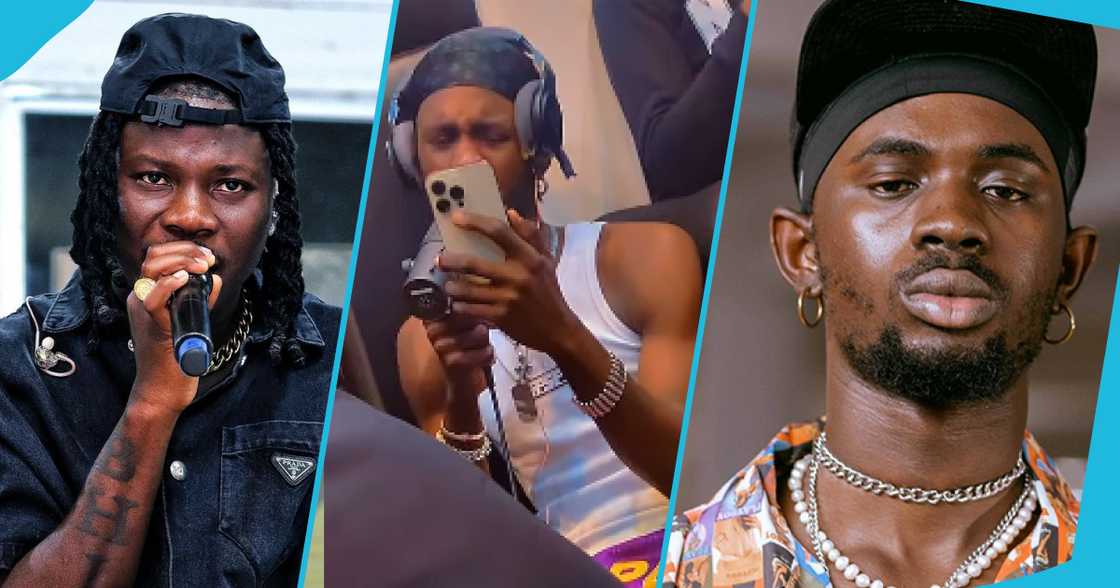 Stonebwoy and Black Sherif in pics Stonebwoy and Black Sherif in pics