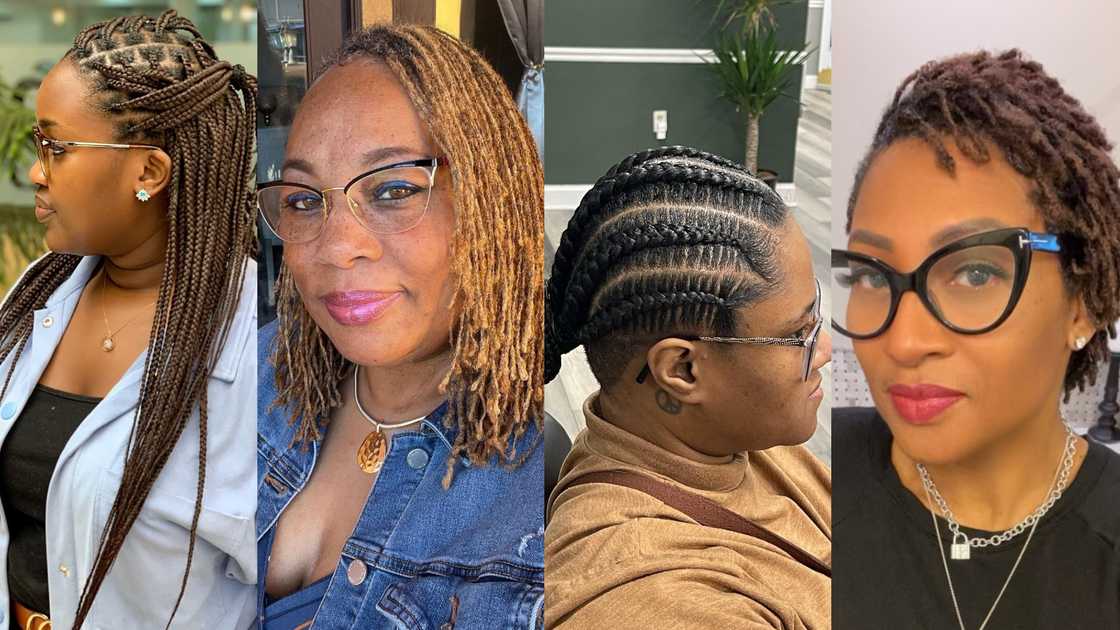 hairstyles for over 50 with glasses