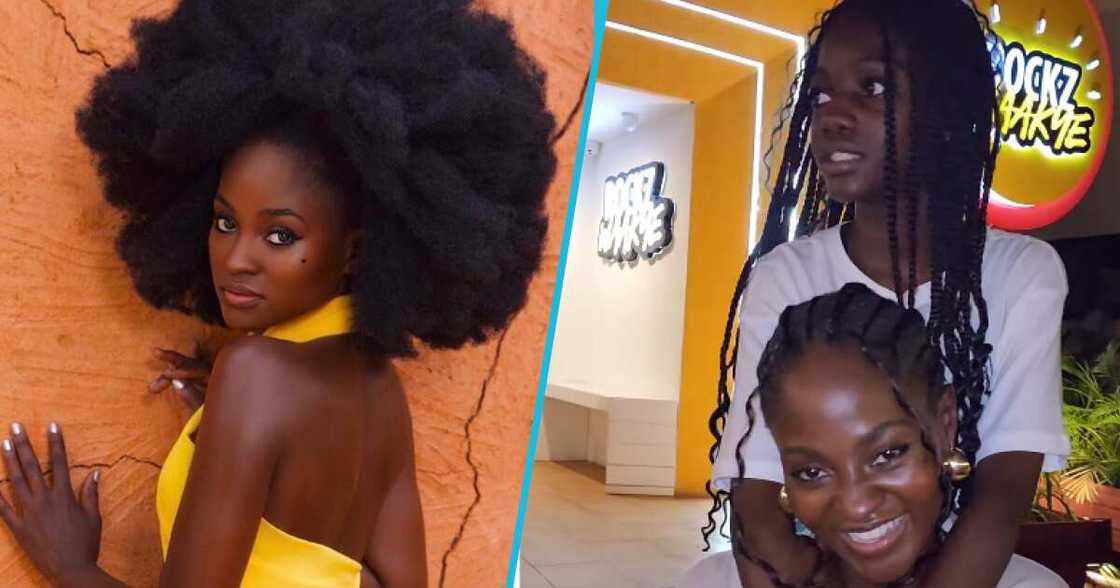 Photos of Hamamat and her daughter. Photos of Hamamat and her daughter.