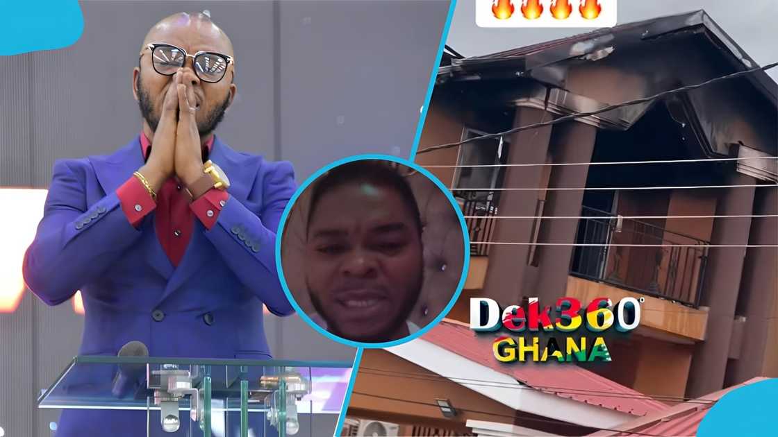 Bishop Daniel Obinim, Bishop Obinim guest house fire, Ashaley Botwe fire incident, Bishop Obinim guest house, Prophecy about fire, Fire outbreak April 2026, fire service Ghana Bishop Daniel Obinim, Bishop Obinim guest house fire, Ashaley Botwe fire incident, Bishop Obinim guest house, Prophecy about fire, Fire outbreak April 2026, fire service Ghana