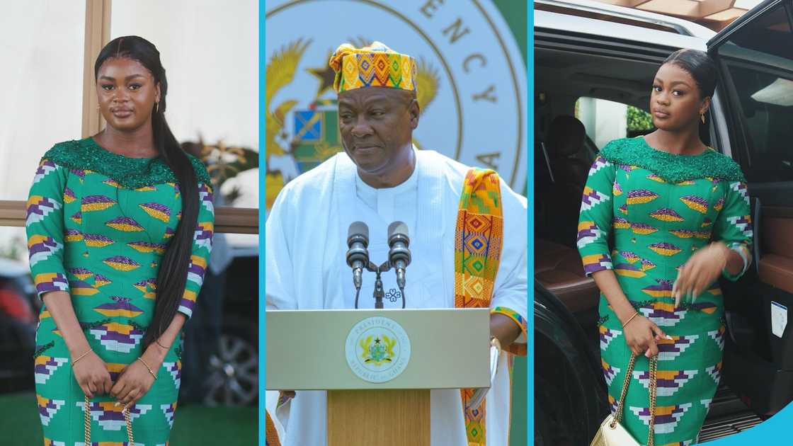 Farida Mahama, John Dramani Mahama, Lordina Mahama, Dolce Gabbana, Farida's bag, Inauguration outfit