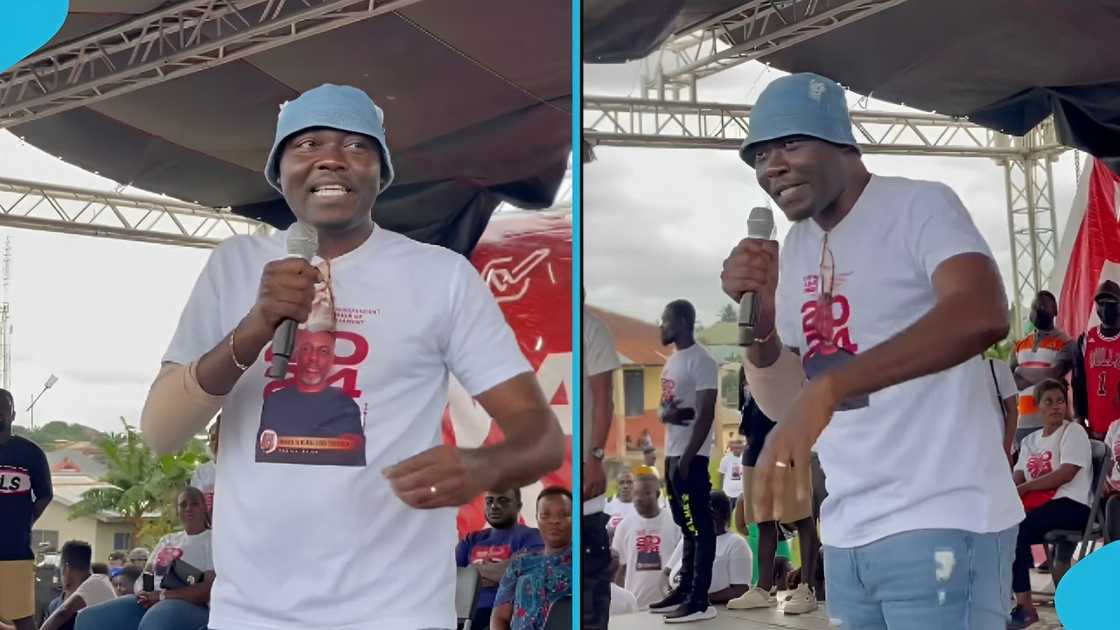 Arnold Asamoah Baidoo Campaigns For Kwame A Plus, Urges Residents Of Gomoa  To Vote Massively For Him - YEN.COM.GH