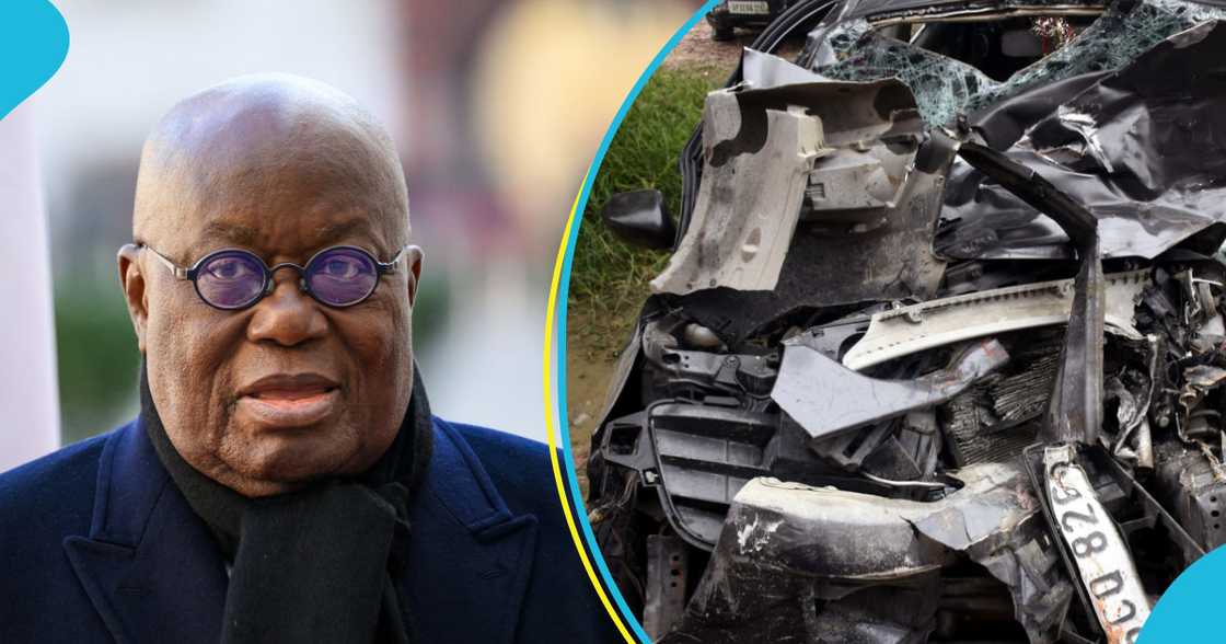 Akufo-Addo's convoy was involved in road crash