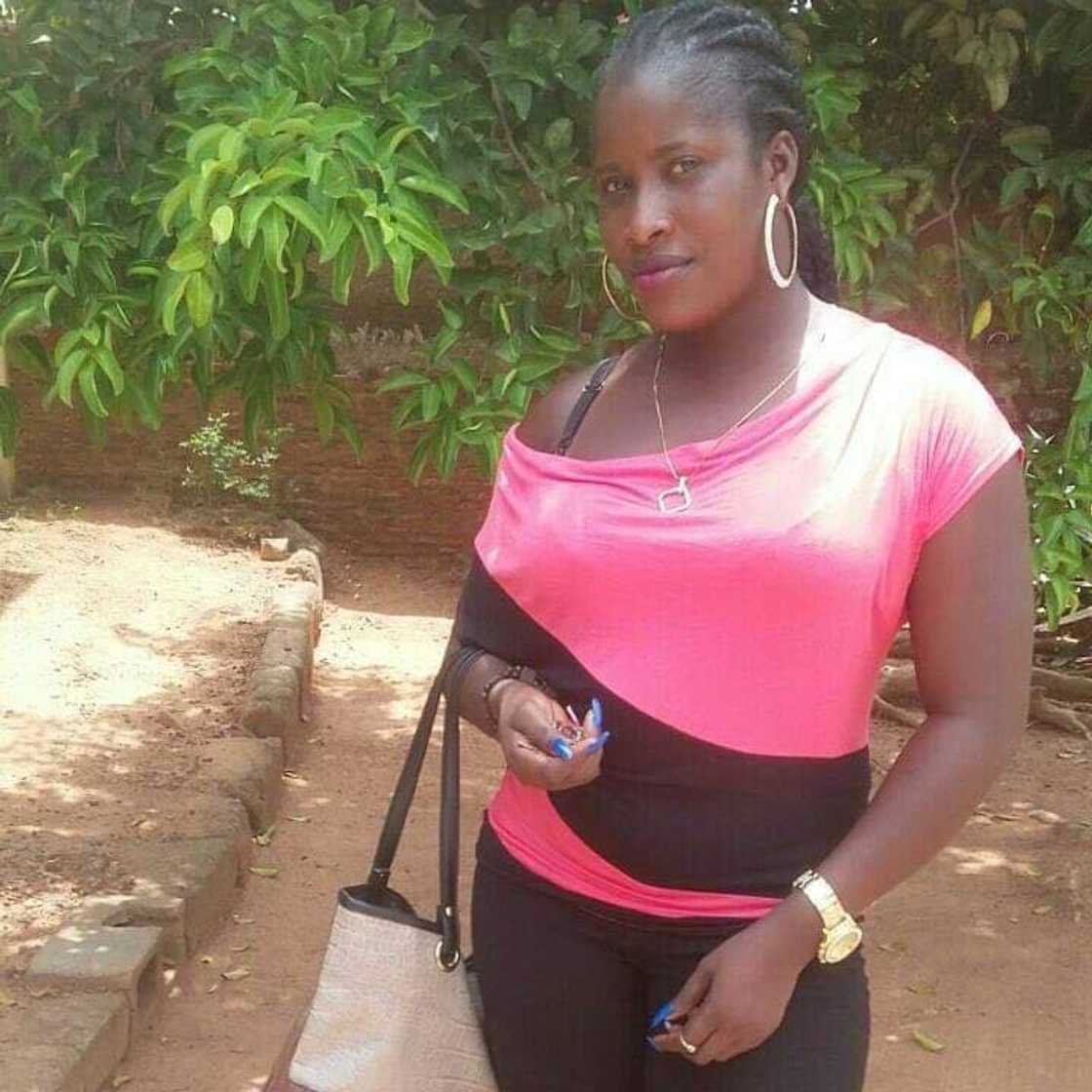 Ataa, the lady who was also knocked down in the Madina-Adenta Highway crash. Photo credit: Joy FM Facebook
