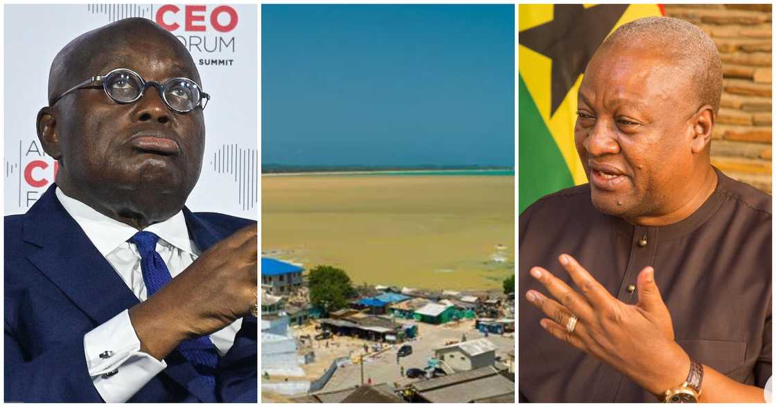 Former President Mahama wants President Akufo-Addo to resign for failing Ghanaians in the fight against galamsey Former President Mahama wants President Akufo-Addo to resign for failing Ghanaians in the fight against galamsey