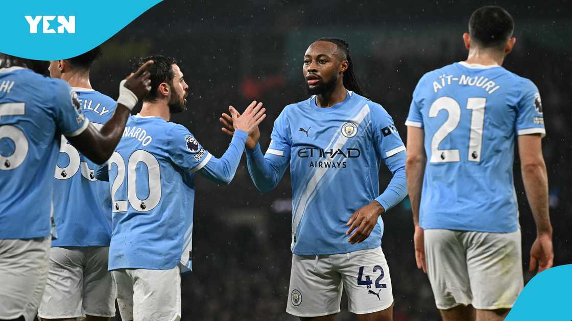 Antoine Semenyo, Manchester City, Premier League, goal contributions, Semenyo vs Fulham, English press on Semenyo, Premier League title chase, Premier League Golden Boot. Antoine Semenyo, Manchester City, Premier League, goal contributions, Semenyo vs Fulham, English press on Semenyo, Premier League title chase, Premier League Golden Boot.