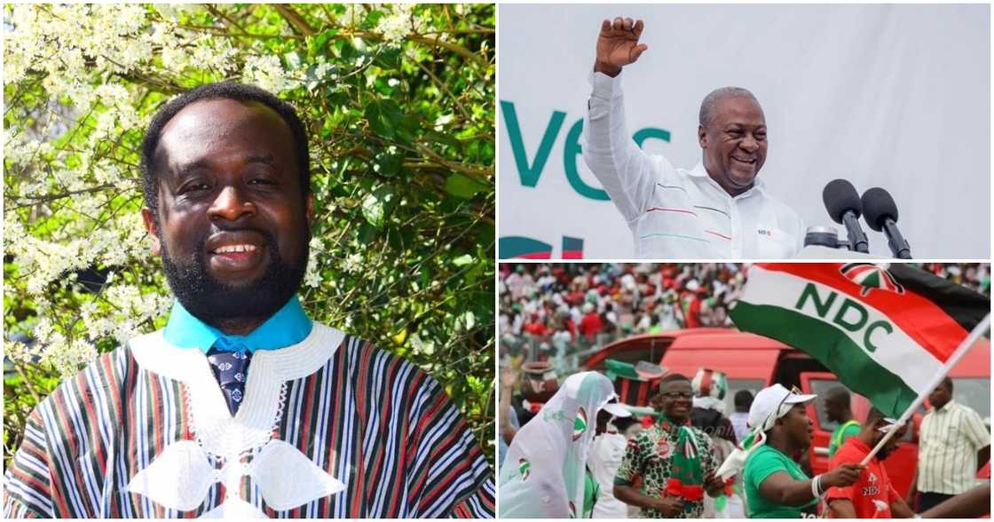 Kwaku Kobeah has thrown his support behind John Mahama Kwaku Kobeah has thrown his support behind John Mahama