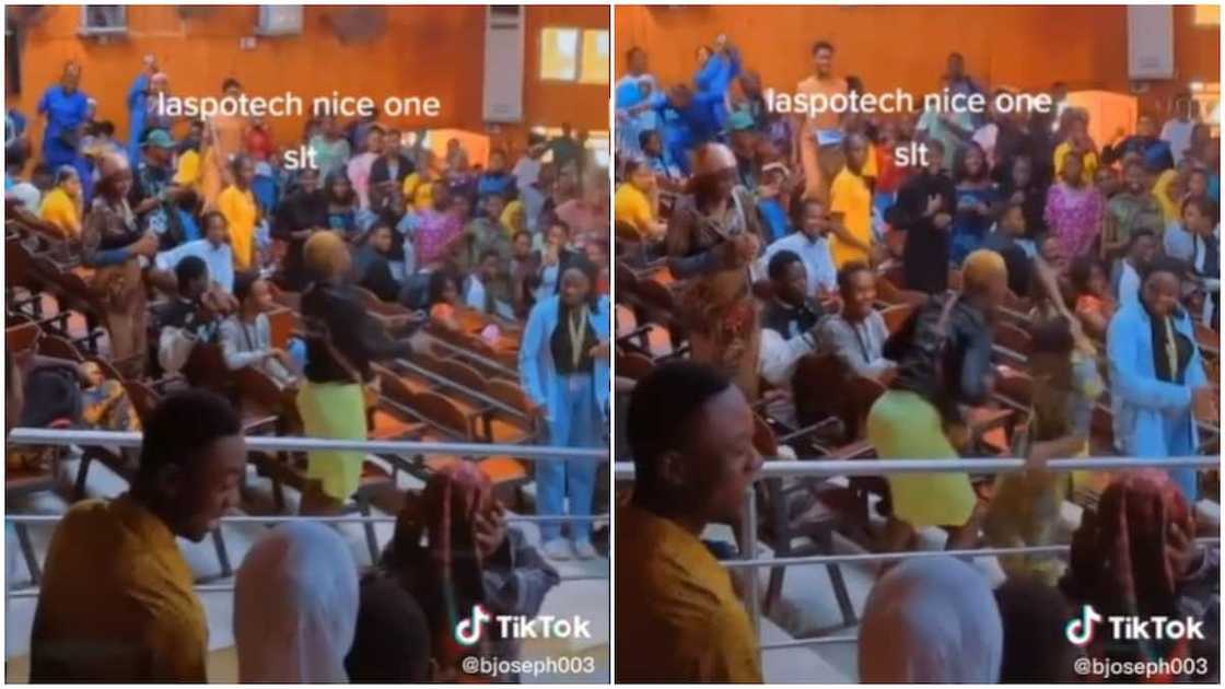 Many people praised the lady's energy. Many people praised the lady's energy.