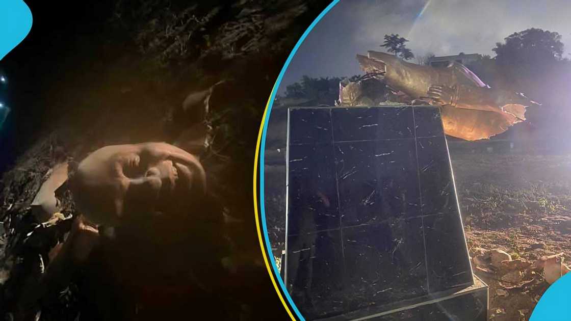 Statue, Akufo-Addo, Effia Nkwanta roundabout, Sekondi-Takoradi, Akufo-Addo statue Statue, Akufo-Addo, Effia Nkwanta roundabout, Sekondi-Takoradi, Akufo-Addo statue