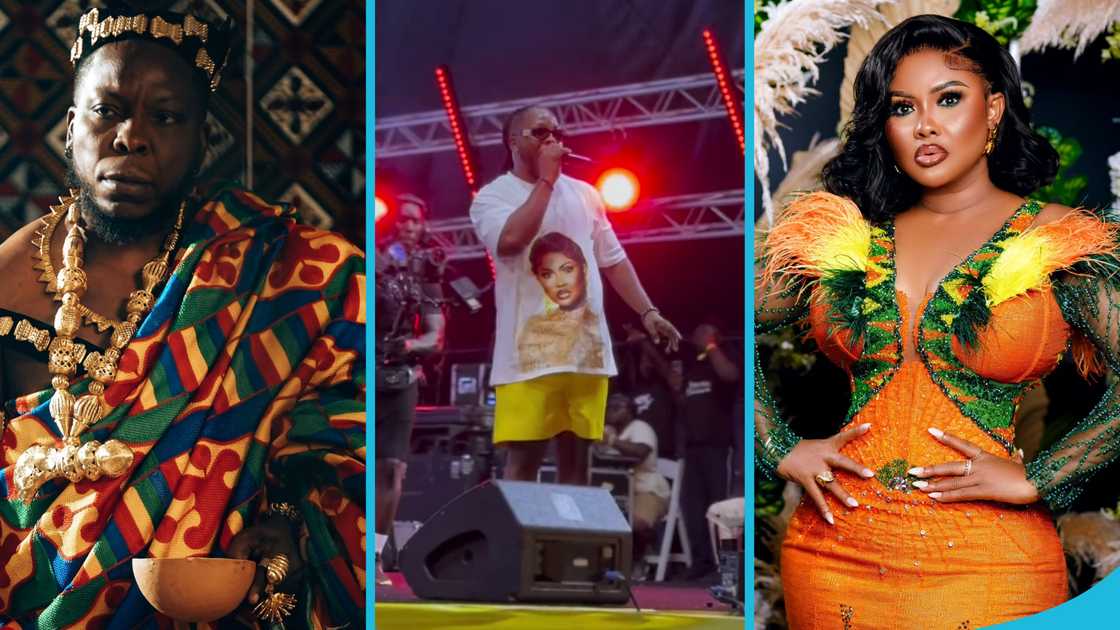 Edem, Nana Ama McBrown, Tidal Rave, McBrown's shirt, Drip song