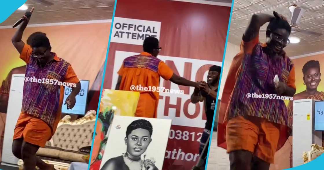 Afua Asantewaa attempting to break the sing-a-thon GWR Afua Asantewaa attempting to break the sing-a-thon GWR