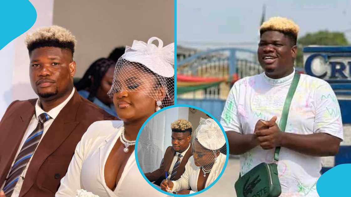 Flowerboy wedding, Graxie relationship, Nigerian comedian news, court marriage announcement, Flowerboy Facebook post, followers reactions Flowerboy wedding, Graxie relationship, Nigerian comedian news, court marriage announcement, Flowerboy Facebook post, followers reactions
