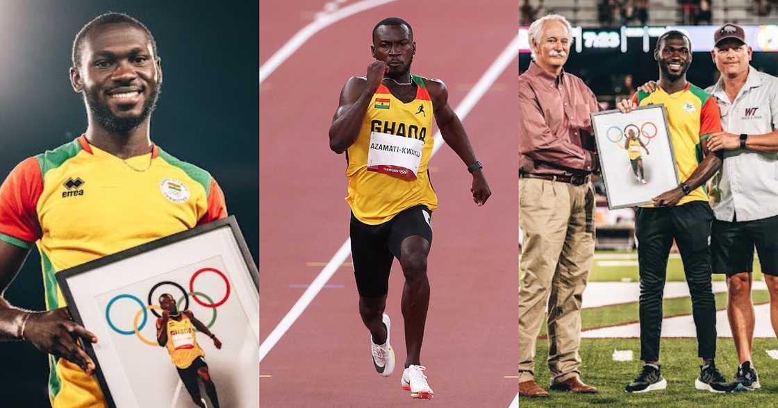 Ghanaian Olympian Benjamin Azamati honoured by West Texas A&M Athletics Ghanaian Olympian Benjamin Azamati honoured by West Texas A&M Athletics