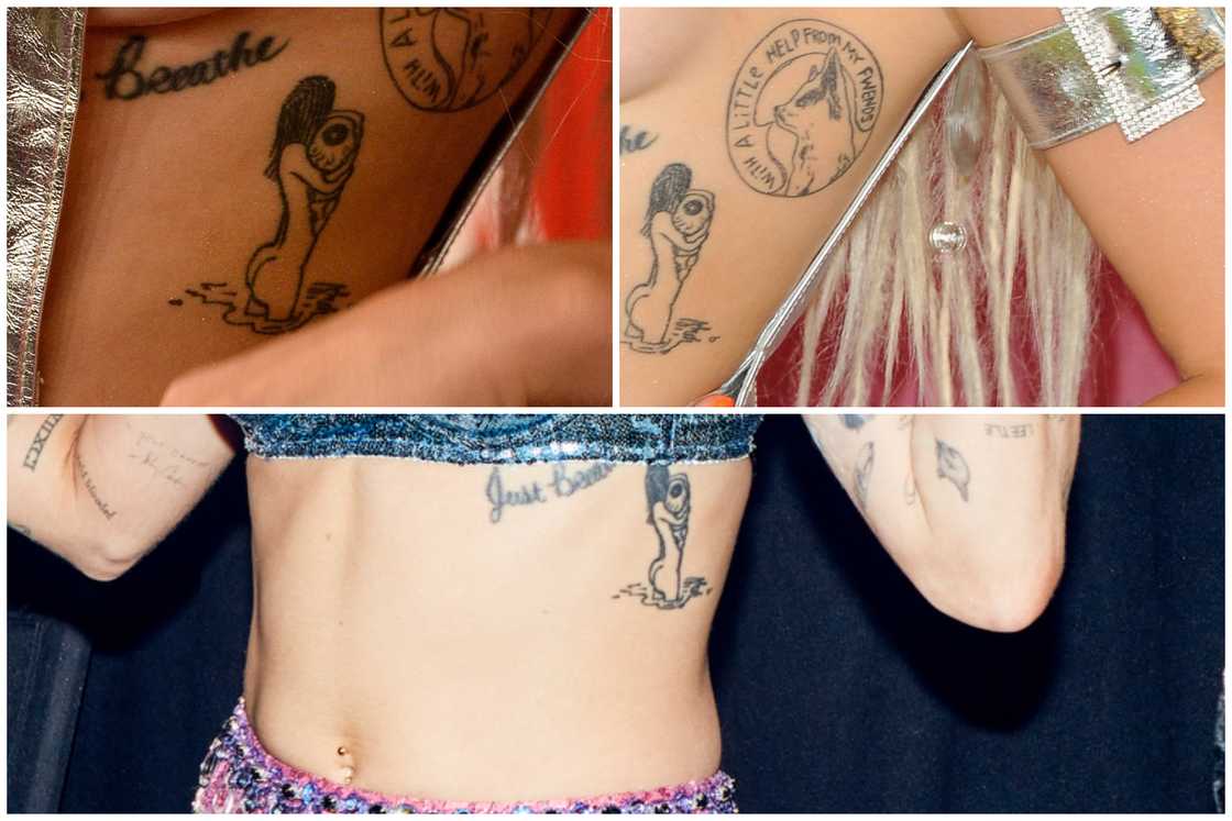 Miley Cyrus tattoos