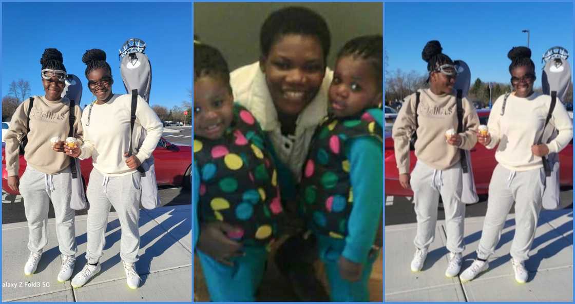 Naana Donkor Arthur's twin daughters look adorable in Lacrosse uniform after game Naana Donkor Arthur's twin daughters look adorable in Lacrosse uniform after game