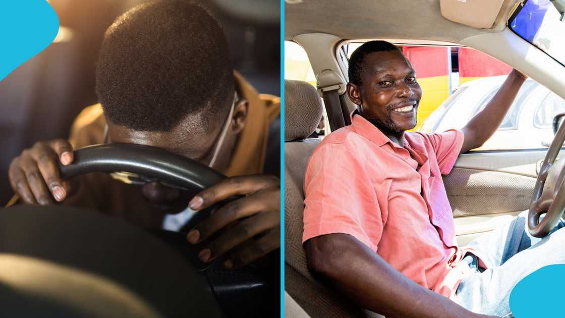 Uber driver, Ghana uber, Sleeping driver, Tired driver, Hustling in Accra, Accra driver, Ride-hailing app. Uber driver, Ghana uber, Sleeping driver, Tired driver, Hustling in Accra, Accra driver, Ride-hailing app.