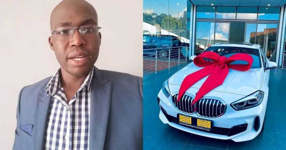 Man tricks internet, new car, downloaded image, viral post, trending post, Twitter trends, Mzansi reactions, South Africa news Man tricks internet, new car, downloaded image, viral post, trending post, Twitter trends, Mzansi reactions, South Africa news