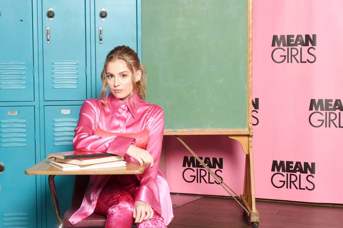 Bebe Wood attends a "Mean Girls" photocall at the Four Seasons Hotel Los Angeles. Bebe Wood attends a "Mean Girls" photocall at the Four Seasons Hotel Los Angeles.