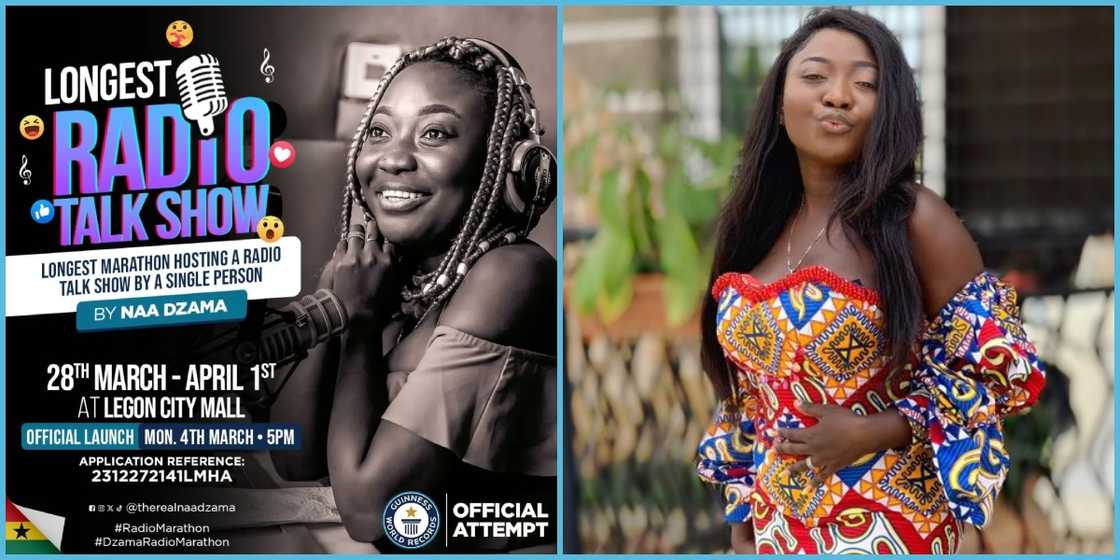 Ghanaian Presenter Naa Dzama To Attempt Guinness World Record For Longest Radio Talk Show Ghanaian Presenter Naa Dzama To Attempt Guinness World Record For Longest Radio Talk Show