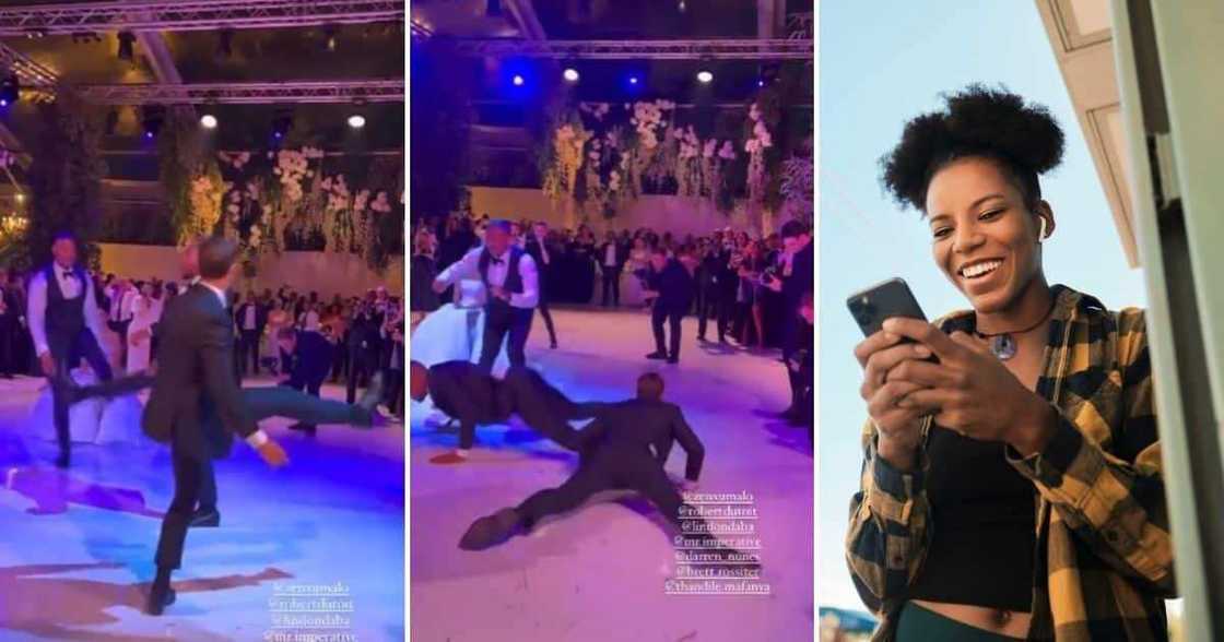 Mzansi, Man, Energetic Dance, Former Miss SA, Tamaryn Green, Wedding Mzansi, Man, Energetic Dance, Former Miss SA, Tamaryn Green, Wedding