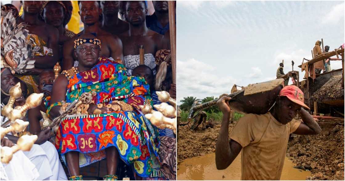 Otumfuo Osei Tutu II has taken the fight against illegal mining in is territory to the door steps of his chiefs.